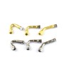 BESPORTBLE 4pcs Brass Valve Stem Extensions Angle Adapters for Car