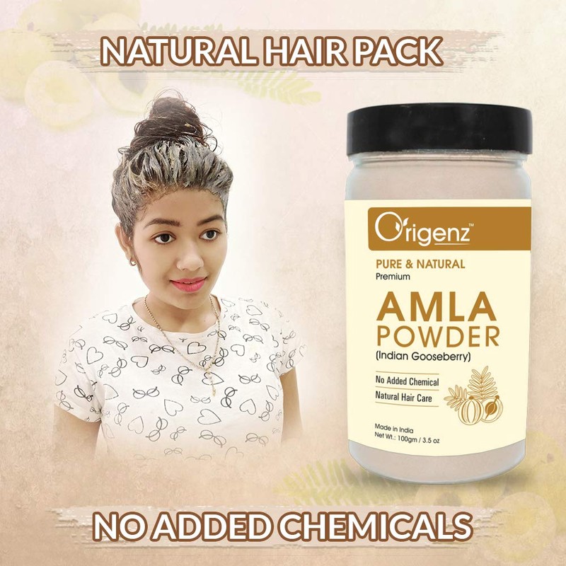 Origenz Premium Amla Powder for Healthy Hair 100gm (Indian Gooseberry