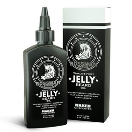 Bossman Jelly Naked Scent Beard Oil (White) 120ml