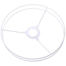 OSALADI Set of 2 Lampshade Ring Wire Ring Lampshade Holder Frame Round Metal Wire for Crafts Lampshades for Table Lamp Floor Lamp Lamp Holder Living Room Bedroom 30 cm