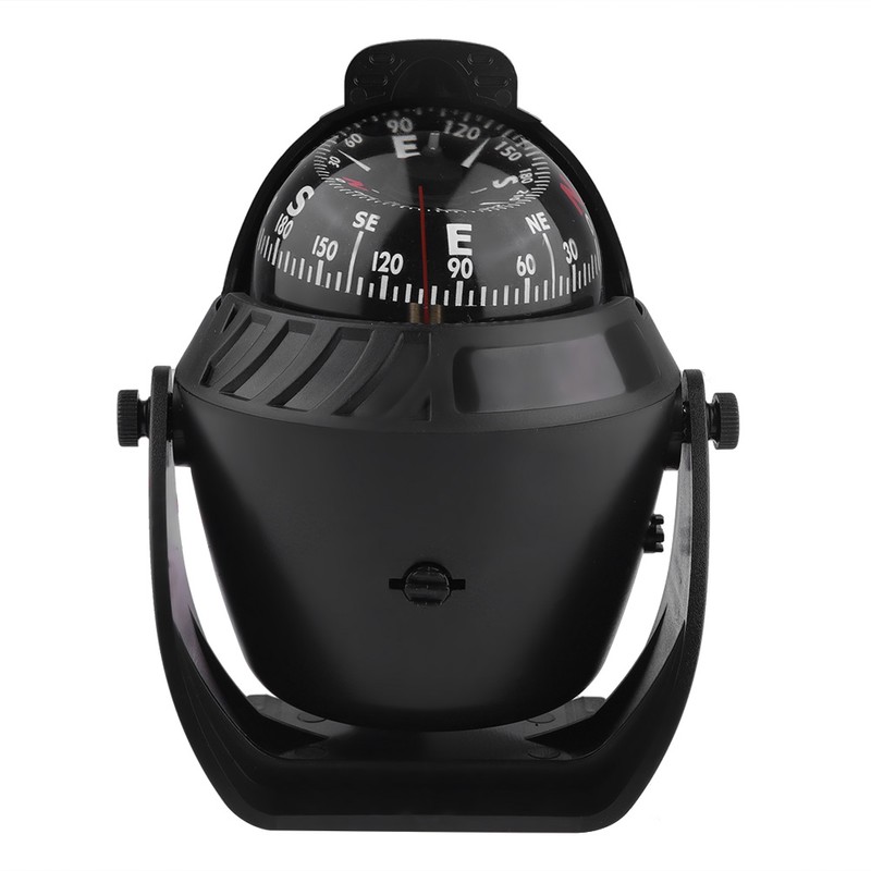 Portable Dash Mount Self adhesive Compass Ball for Marine Boat