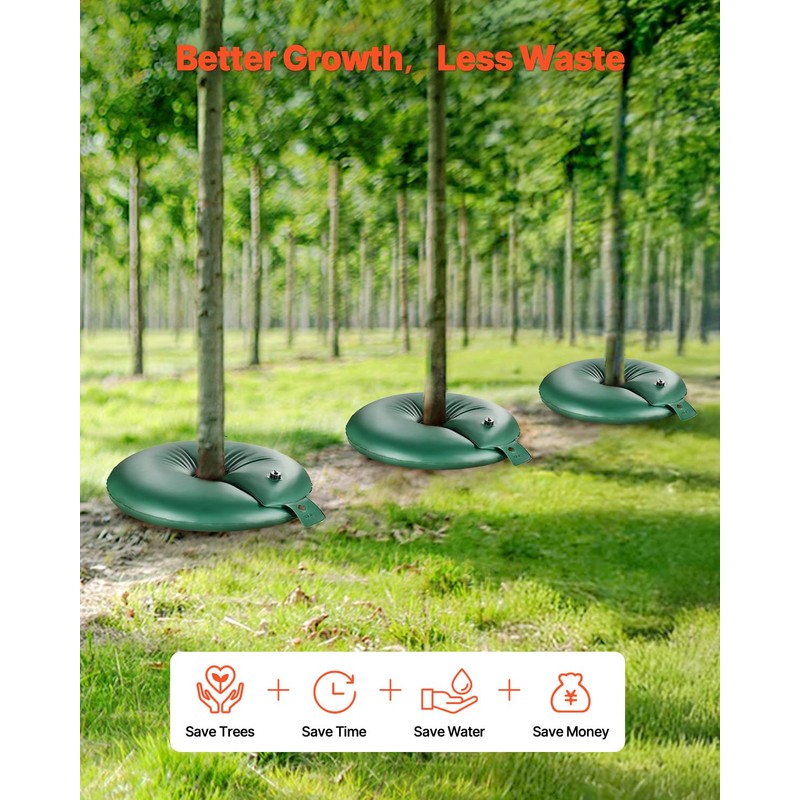 VEVOR Tree Watering Bag Slow Release, 4 Pack 20 Gallons