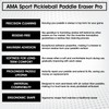 PICKLETECH Pickleball Paddle Eraser - Carbon Fiber Pickle Ball Racket