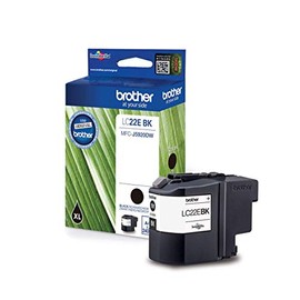 Brother LC22EBK Ink Toner Cartridge for MFCJ5920DW - Black