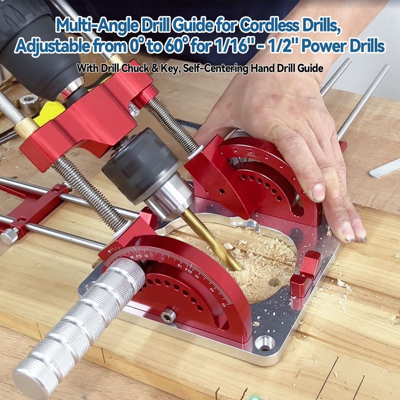 Multi Angle Drill Guide, Portable Drillling Guide, Precision Drilling Jig