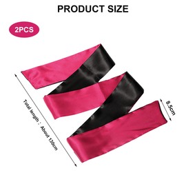 Sleeping Mask, Eye Mask Sleep, Sleep Mask, Silk Eye Mask, Satin Eye Mask, Sexy Blindfold for Sleeping, Sexy Eye Mask, Blindfold, Eye Mask, Bound Eyes, Pack of 2 (Black Rose)