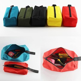 Maizoon Tool Bags 5 Pieces Set Waterproof Oxford Canvas Zipper Storage Bag Multipurpose Hardware Screws Nails Drill Metal Parts Repair Organizer UH04
