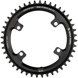 Wolf Tooth Shimano 110 Asymmetric BCD Chainring 46t 110 4Bolt DropStop Flattop for GRX