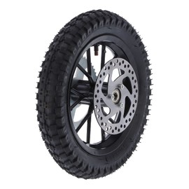 Pocket Bike Rear Wheel 12.5x2.75in for Coolster 49cc 2 Stroke Mini Dirt Bike QG50 Rear Back Wheel Tire Rim Disc Brake Assembly