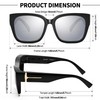 URUMQI Polarized Sunglasses Fit Over Glasses for Women, Wrap-around Driving