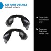 TRQ Inner Fender Liner Set Compatible with 2003-2014 Volvo XC90
