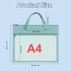 Document Bag A4 Colourful Student, Waterproof Document Bag Zip with