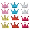 "Honbay 12PCS Glitter Shiny Crown Hair Clips Adorable Hairpins Hair