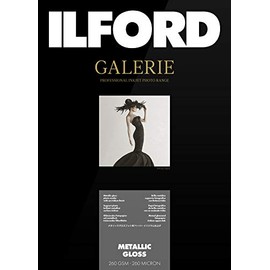 ILFORD GALLERIE Metallic Gloss 260 gsm 5 x 7 Inch - 127 mm x 178 mm 100 Sheets