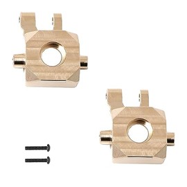 2-Pack Brass Knuckle Heavy Front Steering Cup Upgrading Accessories Compatible with 1/18 TRX4-M RC Crawler
