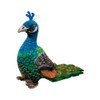 Xshelley 25 cm Realistic Peacock Plush Toy,Cute Peacock Stuffed Animal