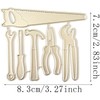 Repair Tools Die Cut for Card Making, Wrench Hammer Tool