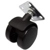 Aerzetix: 4 x Furniture Castors Swivel Diameter 40 mm Height
