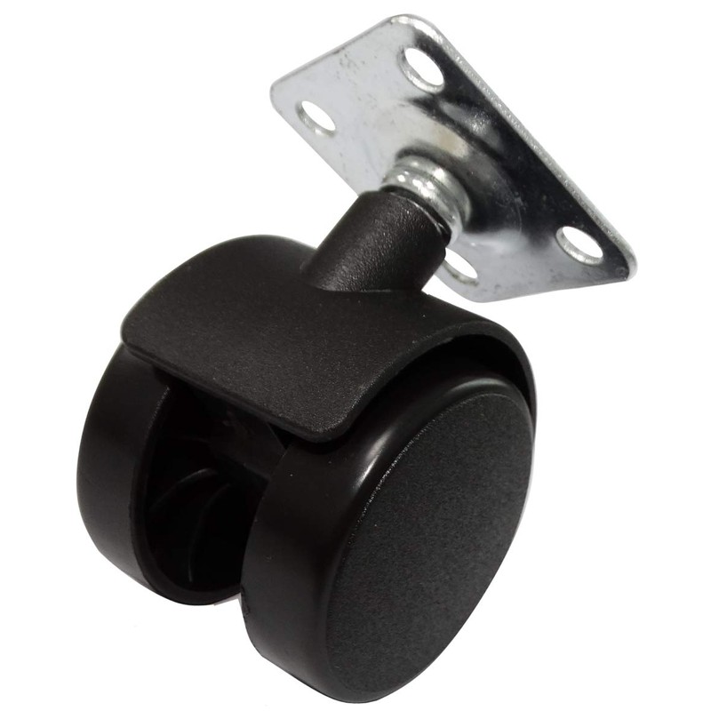 Aerzetix: 4 x Furniture Castors Swivel Diameter 40 mm Height
