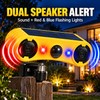 Solar Motion Sensor Alarm for Outdoor Security – Sound &