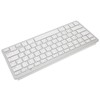 Wireless Keyboard Mini 78 Keys Ultra Thin Portable White Computer