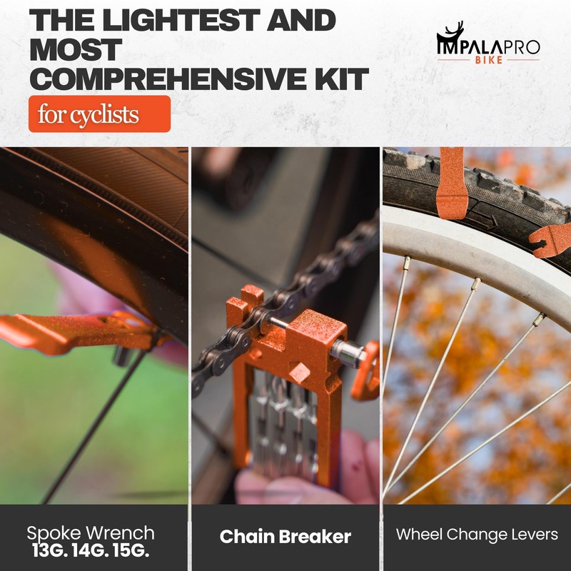 IMPALAPRO Bike Tool Kit Set 20 in 1 Compact and