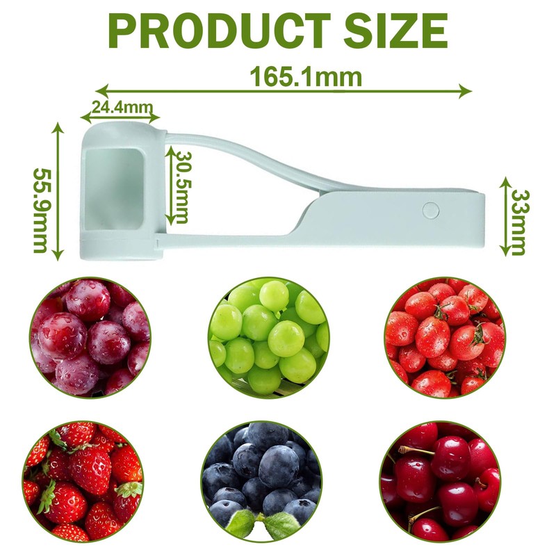 Tina.Win Grape Slicer, Stainless Steel, for Fruit, Eggs, Side Dishes,
