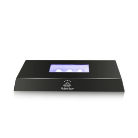 HAN'S LASER LED Light Base for 3D Crystal Photo, Colorful Lighted Display Stand, Suitable for Glass Crystal Artwork,Holiday Party Decoration (Large Square)