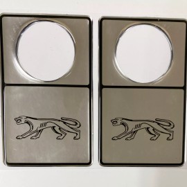 Newstar Mercury Cougar Door Lock key scratch Guard chrome Trim emblem wheel waterproof