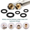 24pcs Rubber Hose Washer, plastic flat O-ring gasket, Tap Sealing