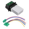 Hlyjoon 6441L2 Motor Resistor with Wiring, Repair Plug, Wiring Harness,