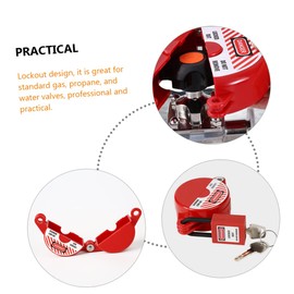 GARVALON Tap Lock Valve Lock Hose Bib Lock Door Button Lockout Device Water Spigot Lock Plug Lock Propane Tank Lock Outdoor Tap Lock Faucet Locks