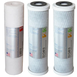 APEC Water Systems ULTIMATE Series US Made Stage 1, 2 & 3 Replacement Filter For Undersink System(FILTER-SET)