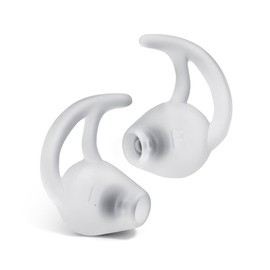 EARFLY Ear Insert for Sound Tube Secure Hold and Highest Quality Easy to Clean (Size: S - One Pair) - Transparent