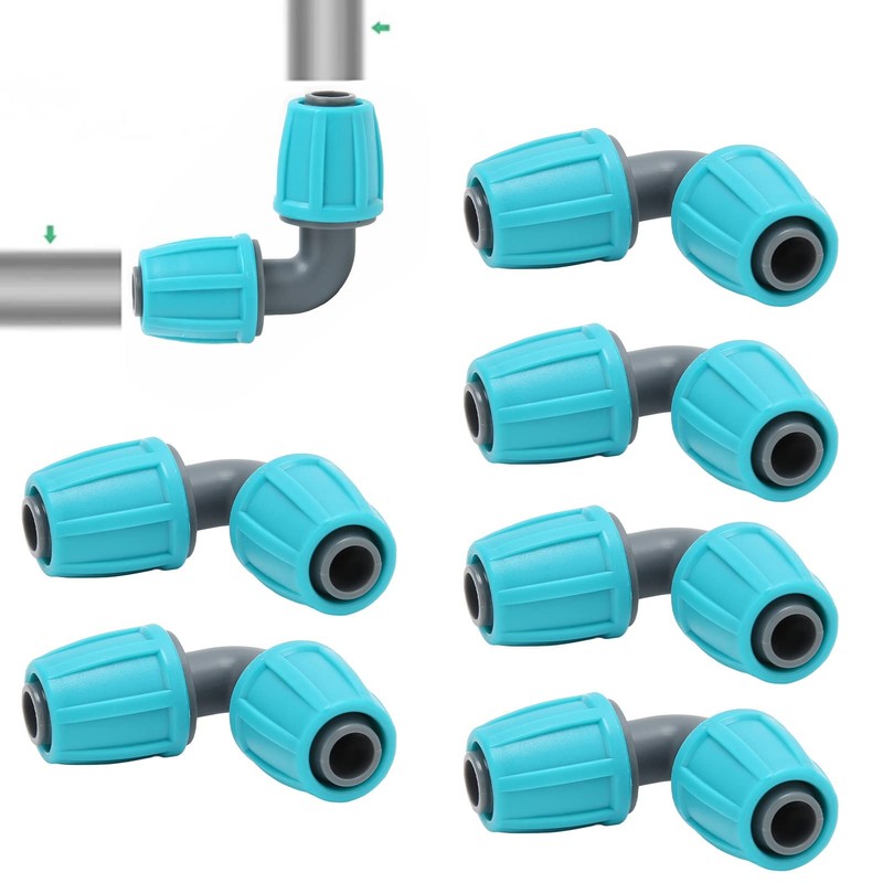 Lwuey Micro Drip System L Piece, OD 16 mm Pipe