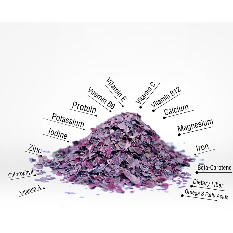 Master The Body Dulse Capsules - Certified Organic 650 MG/Capsule,