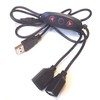 Easycargo USB Fan Controller, Dual Output USB Fan Quite with