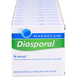 MAGNESIUM DIASPORAL 4 mmol ampoules 50 x 2 ml