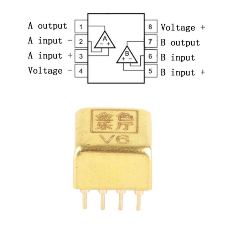 V6 Dual Op Amp Professional V6 HiFi Dual Op Amp