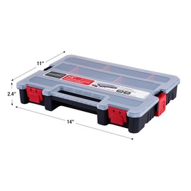 Toolbox and Organizer Storage Box Tool Organizer Nail Organizers Parts Case (14")