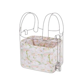 ArcDiary Bag-In Bag, For Tote Bags, Premium Pure Cotton Fabric, Inner Bag, Freestanding, Lightweight, Bag in Bag, Large Capacity, Storage, Women's, Compatible with Picotan Lock 14/18/22/26/31 Bags