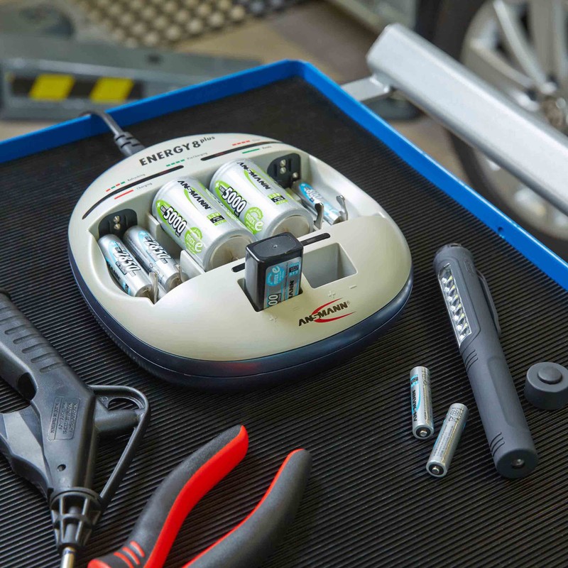 Ansmann Energy 8 Plus Smart Battery Charger Universal Maintenance Station