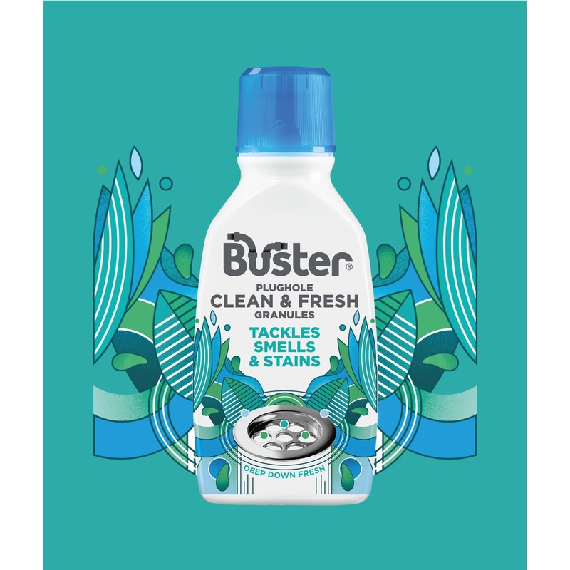 Buster Clean & Fresh Granules, 300g - Tackle Smells and