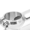 Silver Bike Stem Lightweight Aluminum Alloy with 28.6mm Front Fork