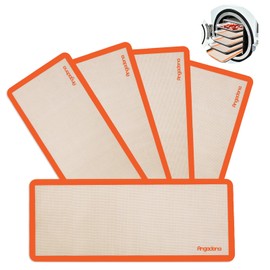 5 pcs Silicone Baking Mats For Harvest Right Freeze Dryer (Orange, M - Medium)