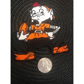 Unbranded Cleveland Browns Vintage Embroidered Iron On Patch RARE  3.5” X 3