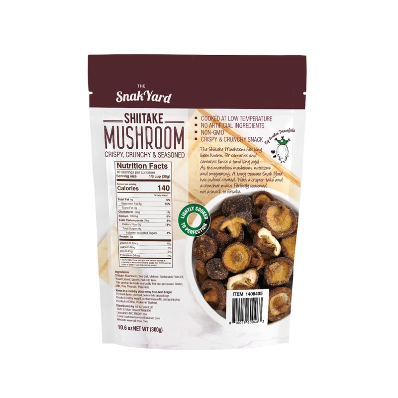 THE SNAK YARD SHIITAKE MUSHROOM (10.6 OZ BAG)