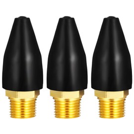 3 PCS Black Parts Air Nozzle for Air Blow Guns, Rubber Air Tool for Air Nozzle Tip, Blow Guns Rubber Tip Black Air Tool for Air Nozzle Blow Guns Air Tool Parts & Accessories Air Blow Guns Tool