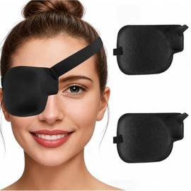 2PCS Parches para Ojo Perezoso Ajustables para Ambliopía (Ojo Derecho)