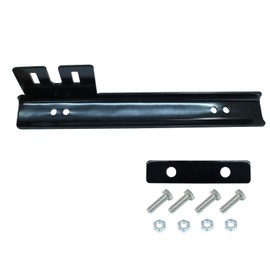 Zorfeter Black Front Bumper License Plate Mount Bracket Relocator Holder Bar, Universal License Plate Holder Kit with Bolts and Nuts